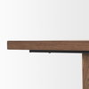 Suke 84'L x 42'W Rectangular Trestle Dining Table | Med Brown Wood | Seats 8, by Mercana, 84" length x 42" width x 30" height thumbnail 9