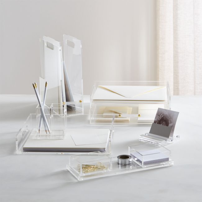 Online Designer Other Russell + Hazel Signature Acrylic Desk Organizer