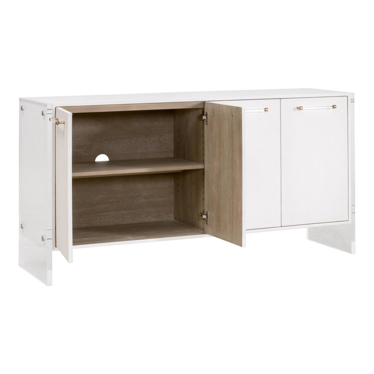Sonia Shagreen Media Sideboard, Cabinets & Sideboard by Essentials for Living, 67" width x 34.5" height x 19" depth View 8