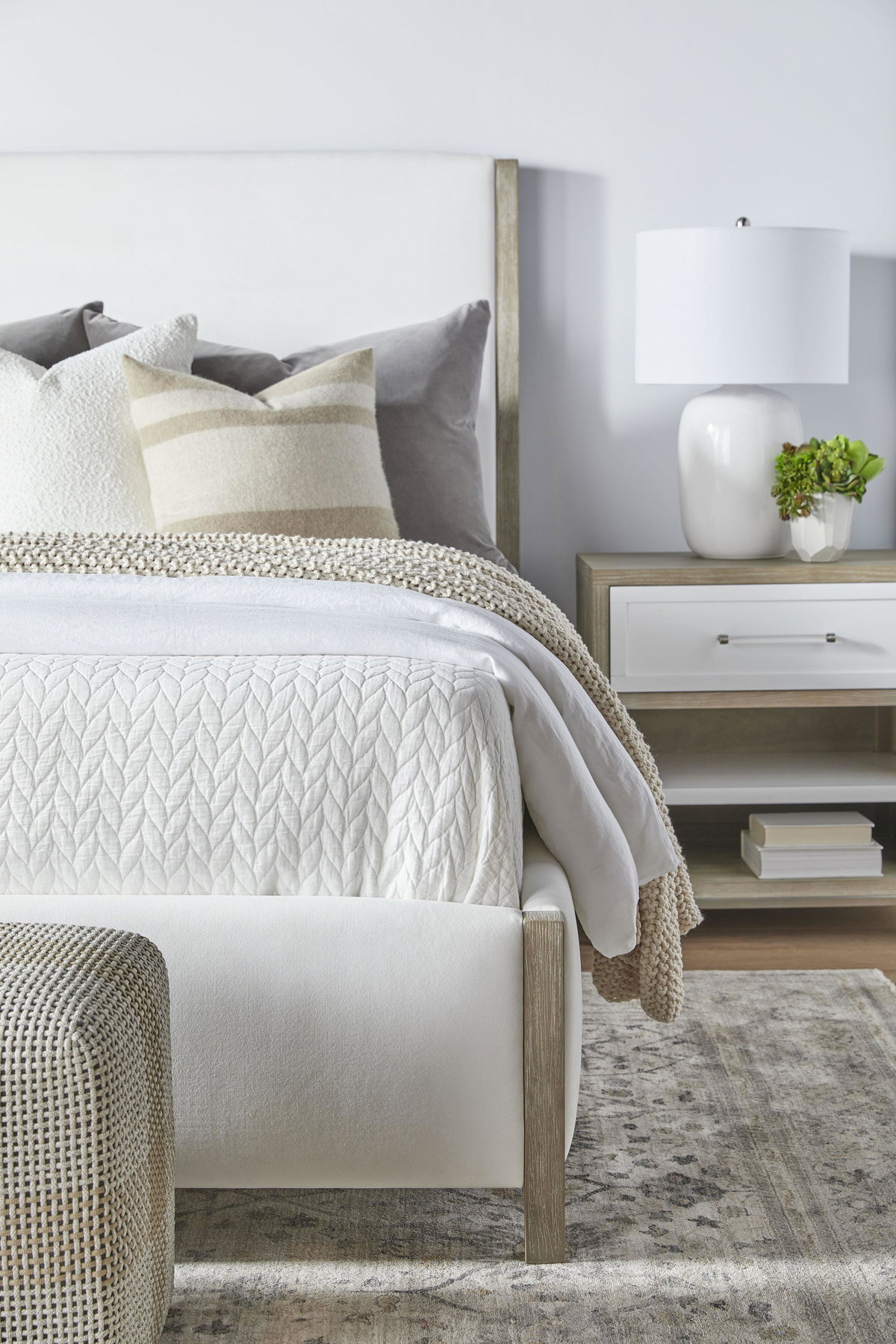 Emmett Queen Bed, by Essentials for Living, 66" width x 61" height x 86.5" depth View 14