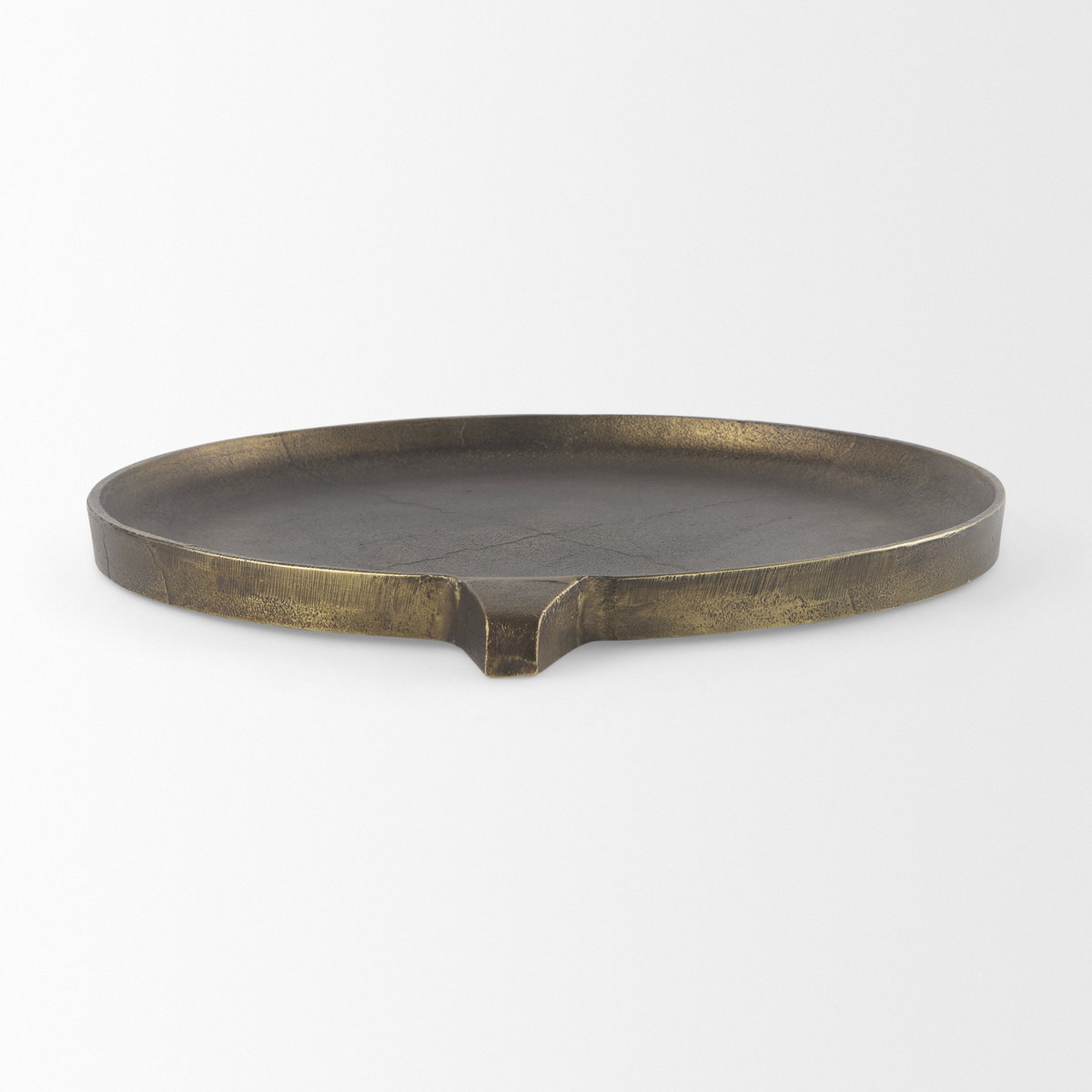 Marlowe Aluminium Tray - Large, Decorative Tray by Mercana, 17" length x 15" width x 1" height View 4