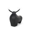 Radu Large Matte Black Metal Bull Decorative Object thumbnail 0