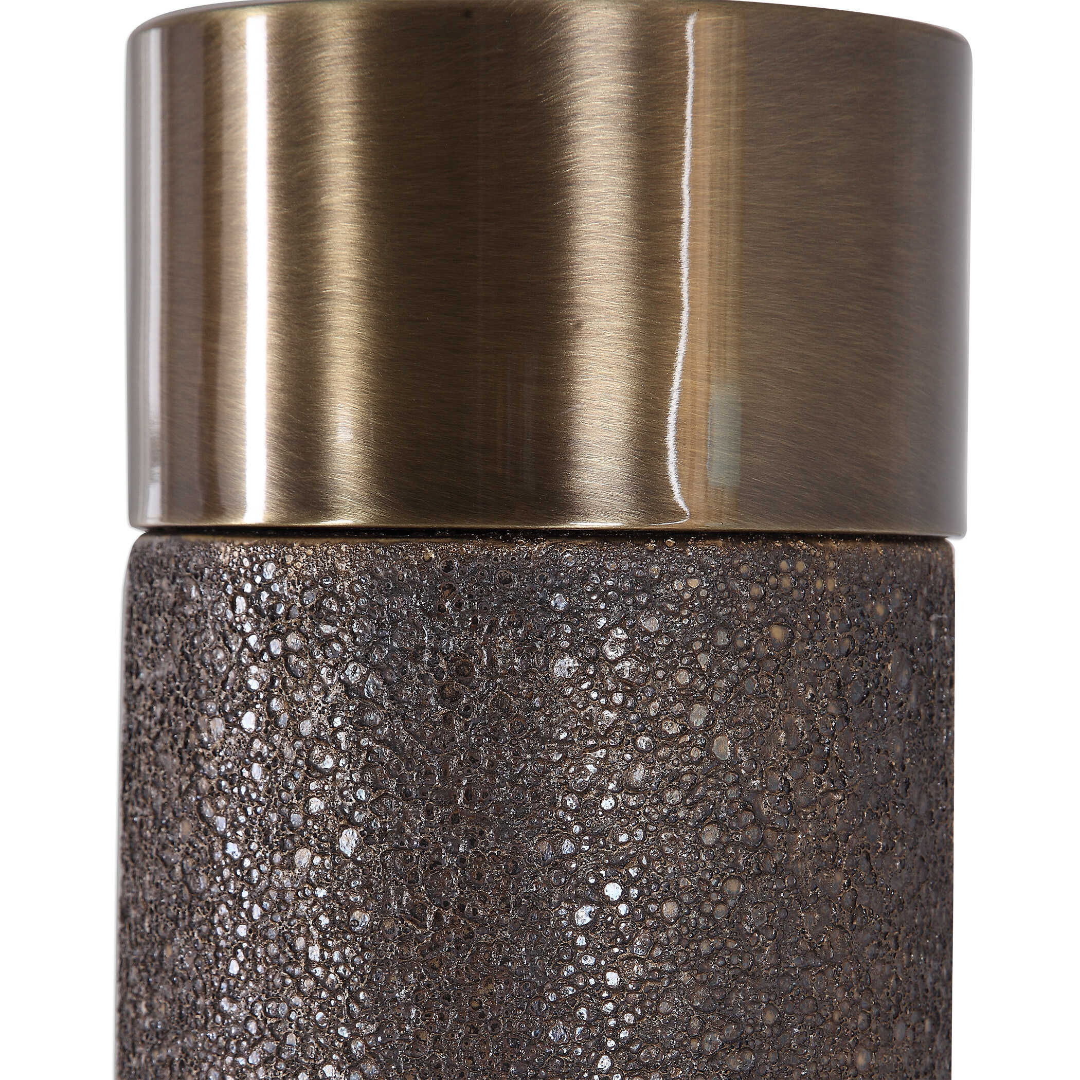 Brannock Bronze Table Lamp, by Uttermost, 17" width x 31.5" height x 17" depth View 7