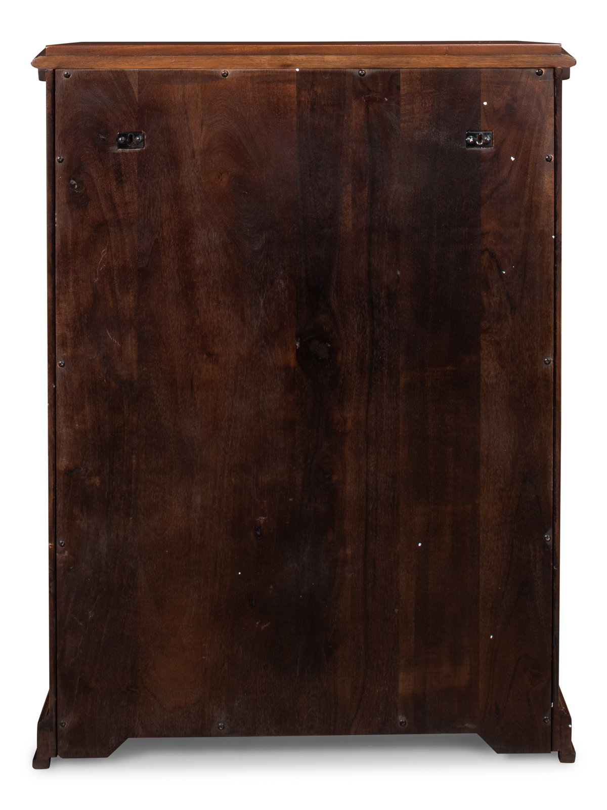 Dante Hall Cabinet  Walnut, by Sarreid, 7" length x 2'2" width x 2'11" height View 3
