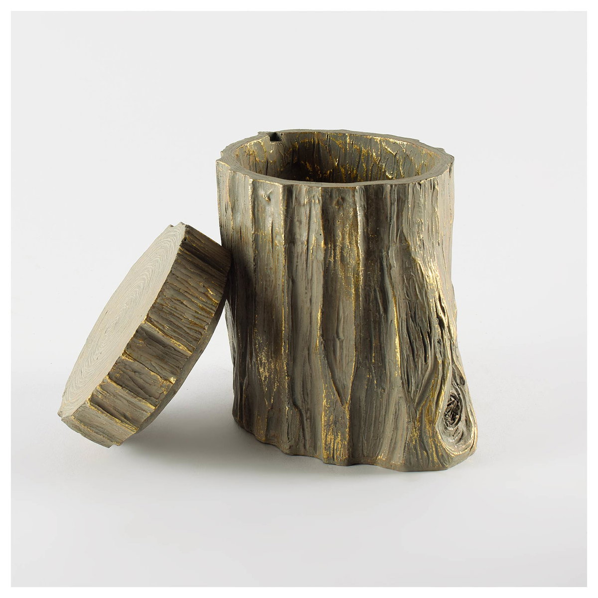 Willow I (Small) 5L x 6W Brown Stump Storage Box, Boxe by Mercana, 5" length x 6.25" width x 7" height View 3