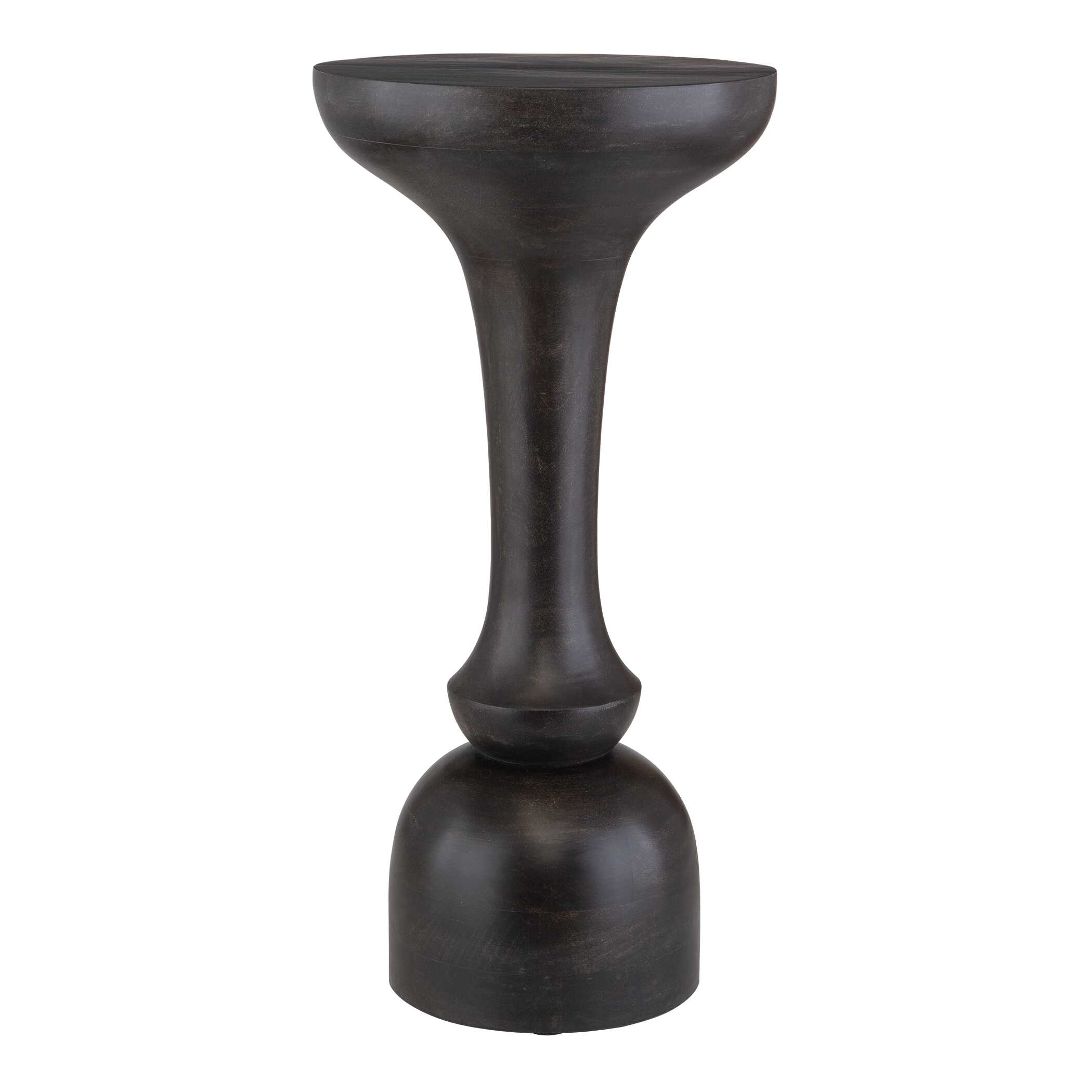 Gambit Hourglass Accent Table, Furniture by Uttermost, 12" width x 24" height x 12" depth View 4