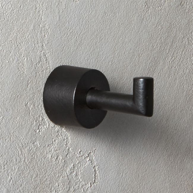 Online Designer Business/Office Rough Cast Black Towel Hook