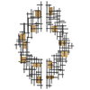 Reflection Metal Grid Wall Decor Set/2, Art by Uttermost, 18.75" width x 57.5" height x 2.37" depth thumbnail 7