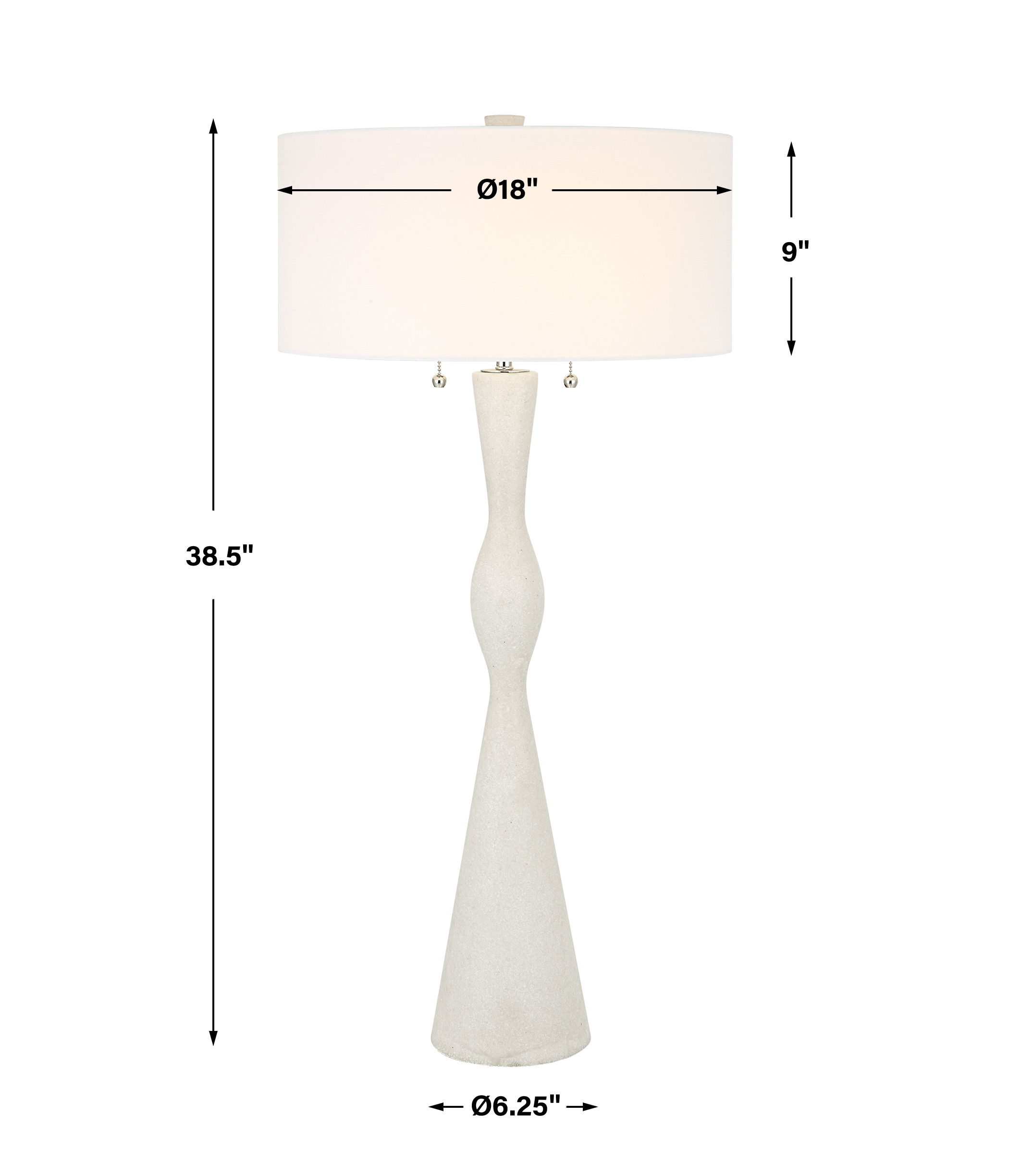 Sharma Ivory Stone Table Lamp large image 