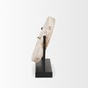 Raja Matte Black Metal with Wood Table Clock thumbnail 5