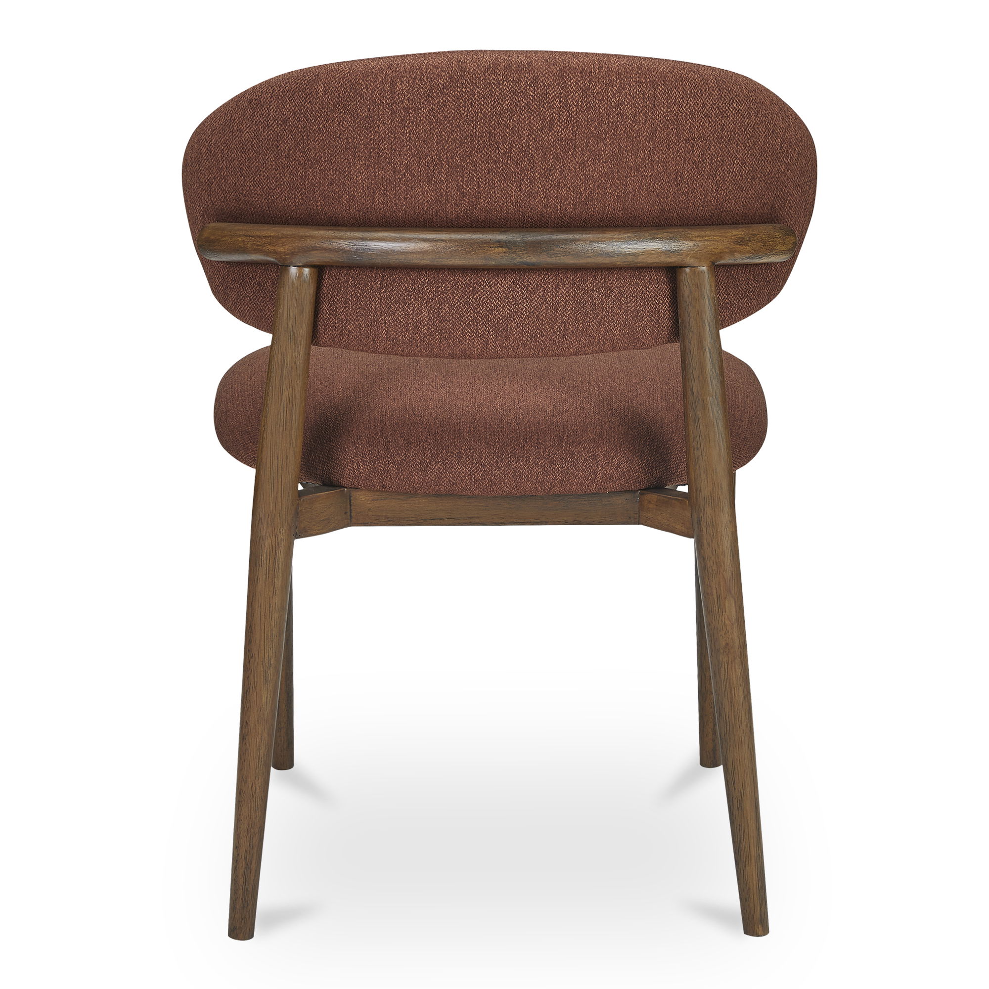 Ellie Dining Chair Rust, by Moe's Home, 20.75" width x 32" height x 20.5" depth View 4