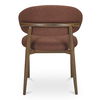 Ellie Dining Chair Rust, by Moe's Home, 20.75" width x 32" height x 20.5" depth thumbnail 4