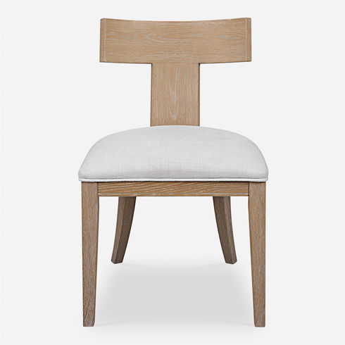 Idris Armless Chair Natural