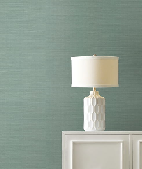 Maguey Sisal Spruce Wallpaper