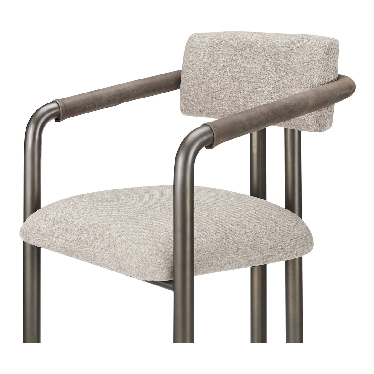 Cassidy Counter Stool Light Brown, Counter & Bar Stool by Moe's Home, 21.5" width x 37.4" height x 22" depth View 5