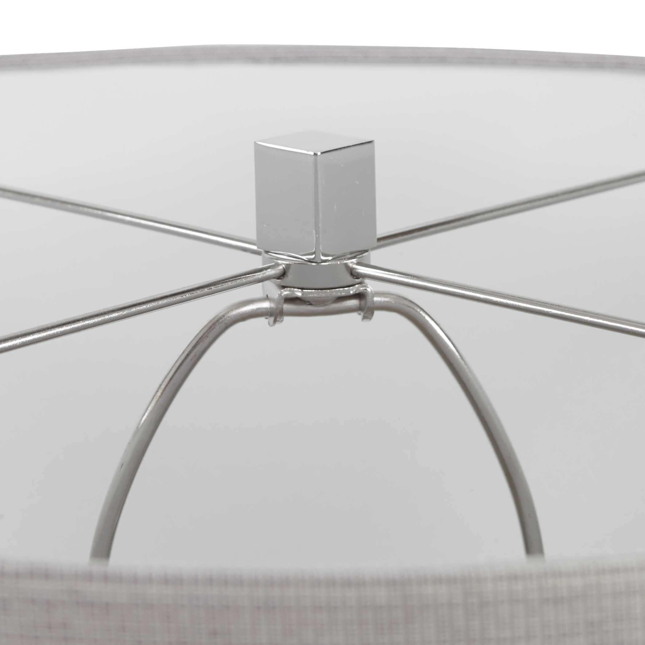 Keokee Polished Nickel Floor Lamp large image 