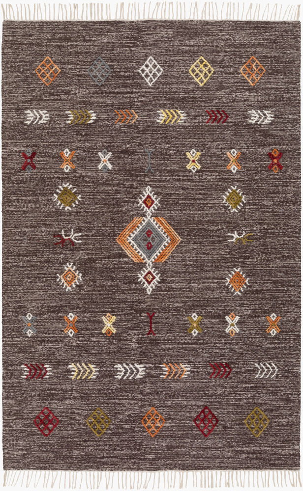 Zanafi Handmade Rug, by Surya, 1'6" length x 1'6" width