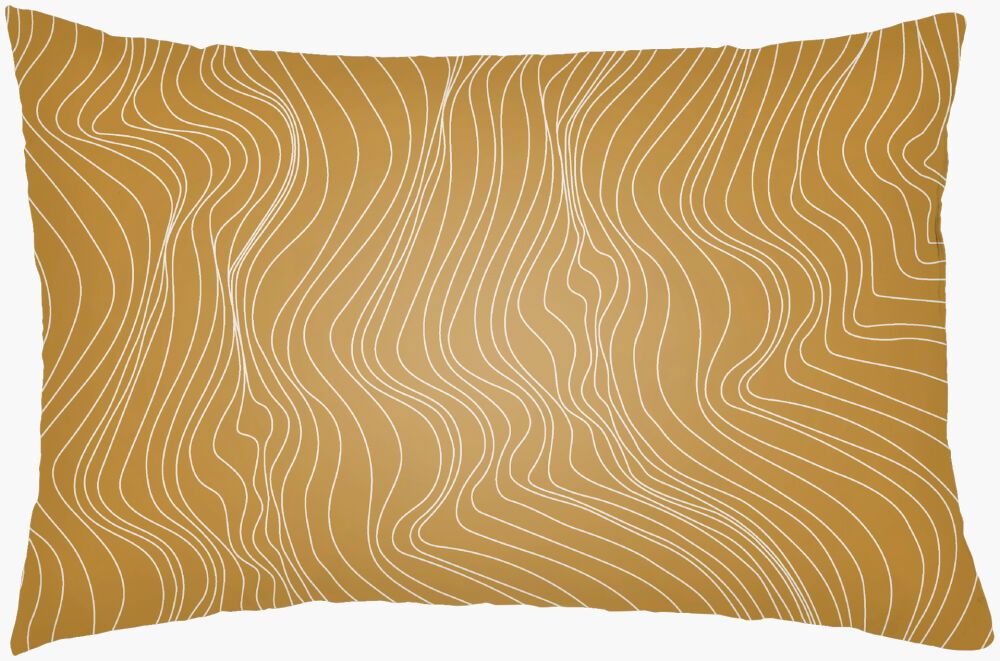 Modern Lines Lumbar Pillow, Decorative Pillow by Surya, 14" length x 22" width