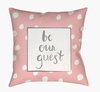 Be Our Guest Accent Pillow, Decorative Pillow by Surya, 20" length x 20" width thumbnail