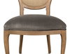 Oval Cane Back S/Chair  Drftwd Charcoal, by Sarreid, 2' length x 1'9" width x 3'5" height thumbnail 12