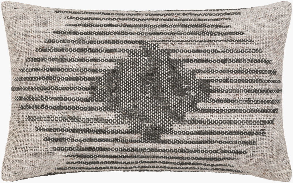 Lewis Lumbar Pillow, Decorative Pillow by Surya, 14" length x 22" width
