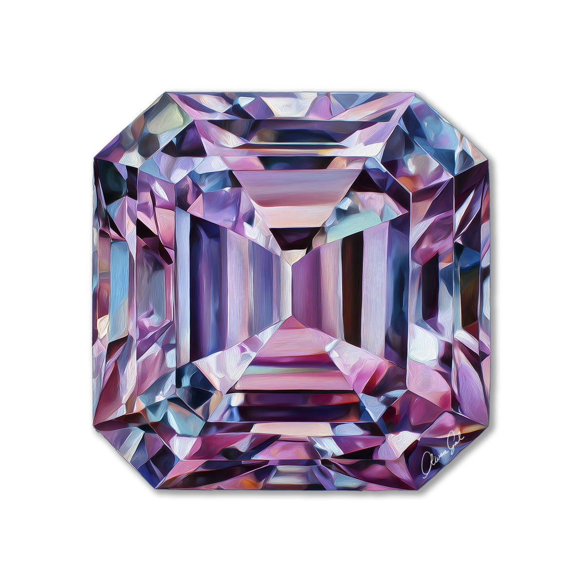 Amethystine Heart II (No Embellishment), by Oliver Gal,  20 View 1