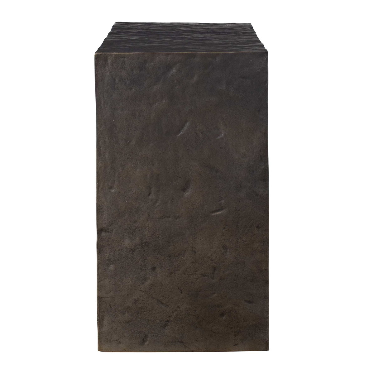 Obra Bronze Outdoor Side Table, Outdoor Table by Uttermost, 1'8" width x 1'10" height x 1' depth View 6