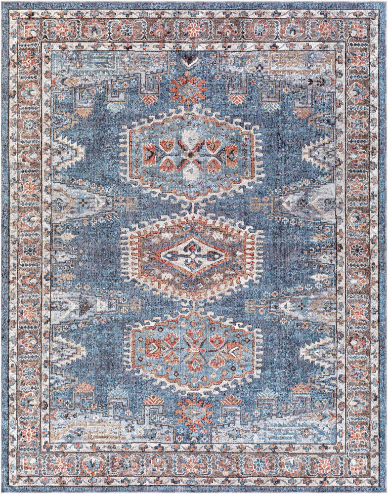 Daytona Beach Machine Woven Rug, by Surya, 1'3.75" length x 1'3.75" width