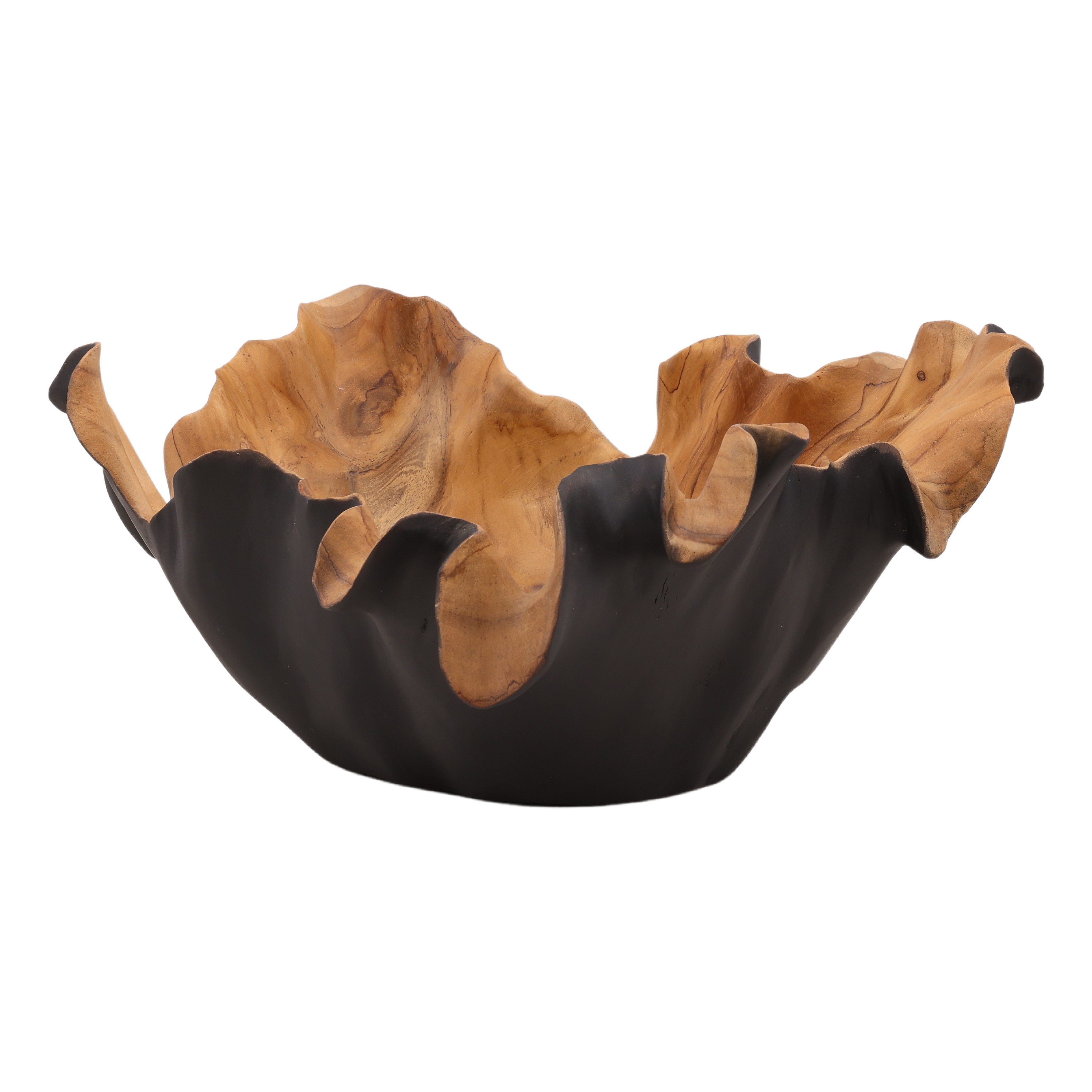 Ilya Bowl Black, Decor by Dovetail, 14.25" width x 6.5" height x 12" depth View 1