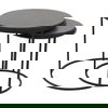 Roost Nesting Tables Black Set Of 2, Side & End Table by Moe's Home, 19.75" width x 18.25" height x 19.75" depth thumbnail 1