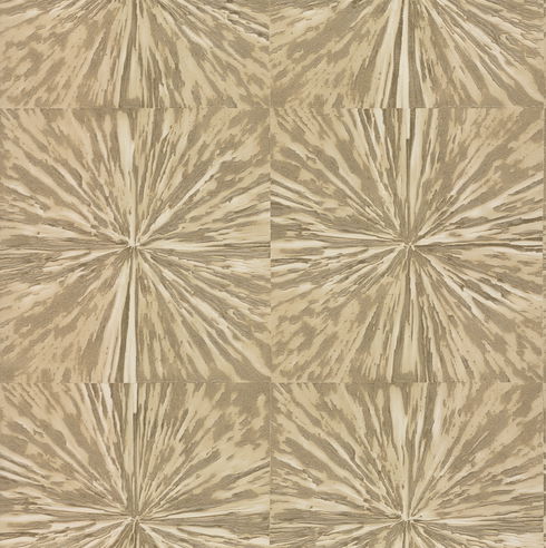 Squareburst Light Gold Wallpaper