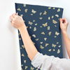 Butterfly House Navy Wallpaper thumbnail 5