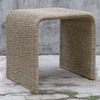 Calabria Woven Seagrass End Table, Furniture by Uttermost, 24" width x 24" height x 20" depth thumbnail 4