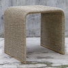 Calabria Woven Seagrass End Table, Side & End Table by Uttermost, 24" width x 24" height x 20" depth thumbnail 4