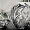 Ramus IV (Large) 7L x 7W Silver Antler Shaped Decorative Orb Ball thumbnail 1