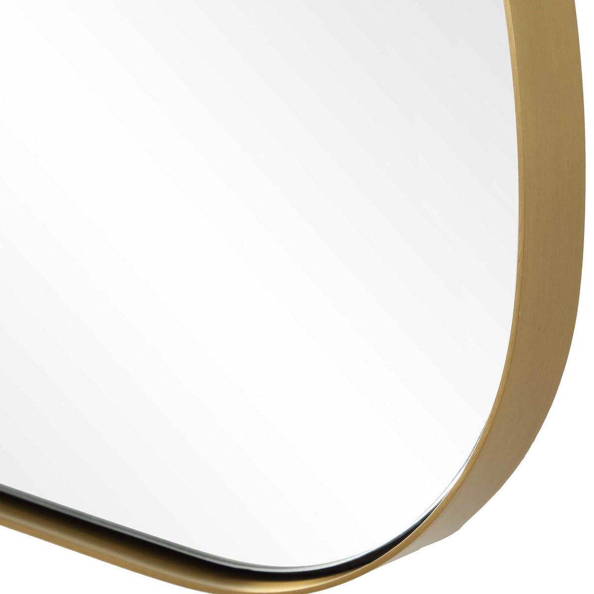 Talia Brass Vanity Mirror, by Uttermost, 2' width x 2'9" height x 1" depth View 6