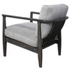Brunei Modern Gray Accent Chair, Furniture by Uttermost, 28.25" width x 33.5" height x 32.5" depth thumbnail 5