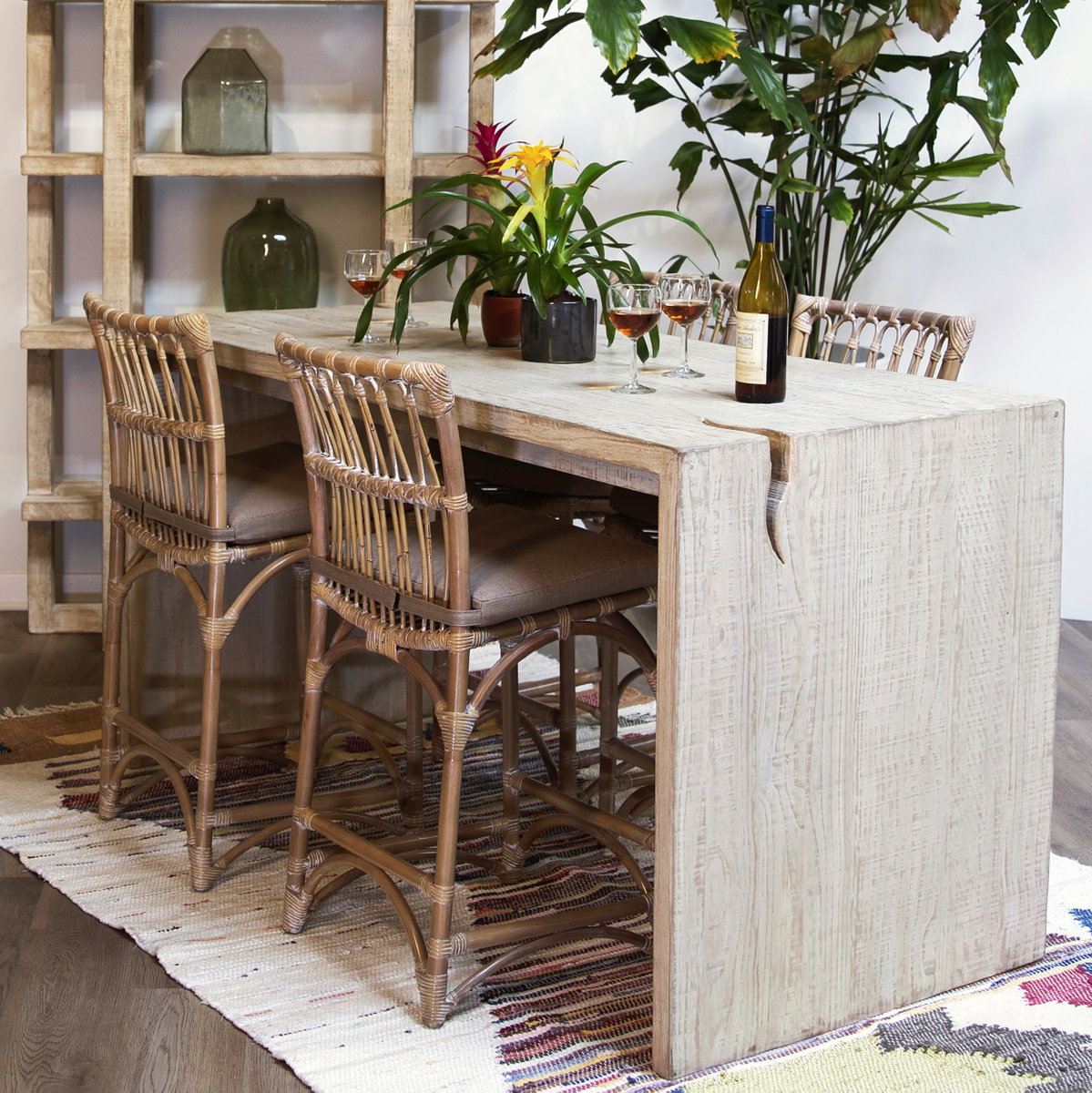 Merwin Counter Table, Counter & Bar Table by Dovetail, 68" width x 35" height x 30" depth View 5