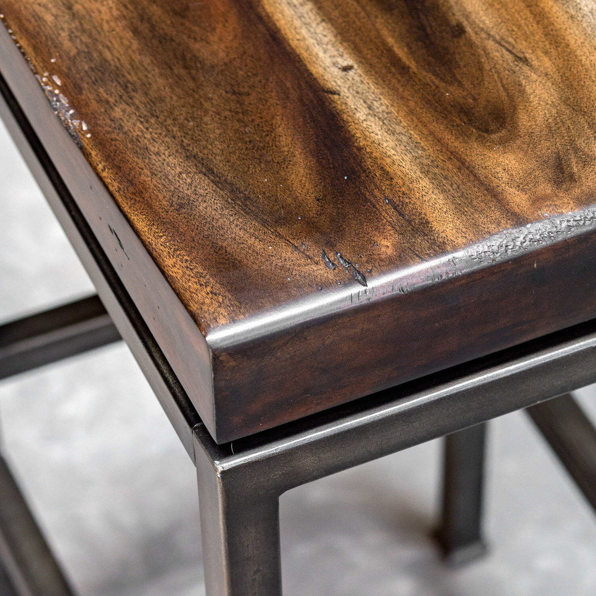 Beck Industrial Bar Stool, Furniture by Uttermost, 18" width x 30" height x 14" depth View 7