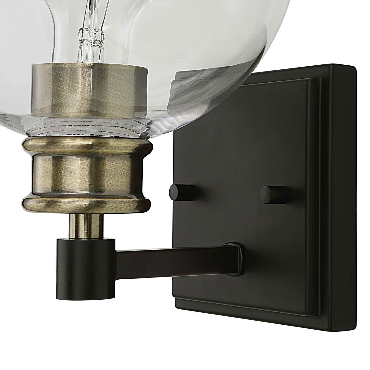 Kent Edison 1 Light Sconce, by Uttermost, 7" width x 9.25" height x 7.5" depth View 7