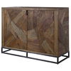 Evros Reclaimed Wood 2 Door Cabinet, Furniture by Uttermost, 52" width x 39" height x 18" depth thumbnail 9