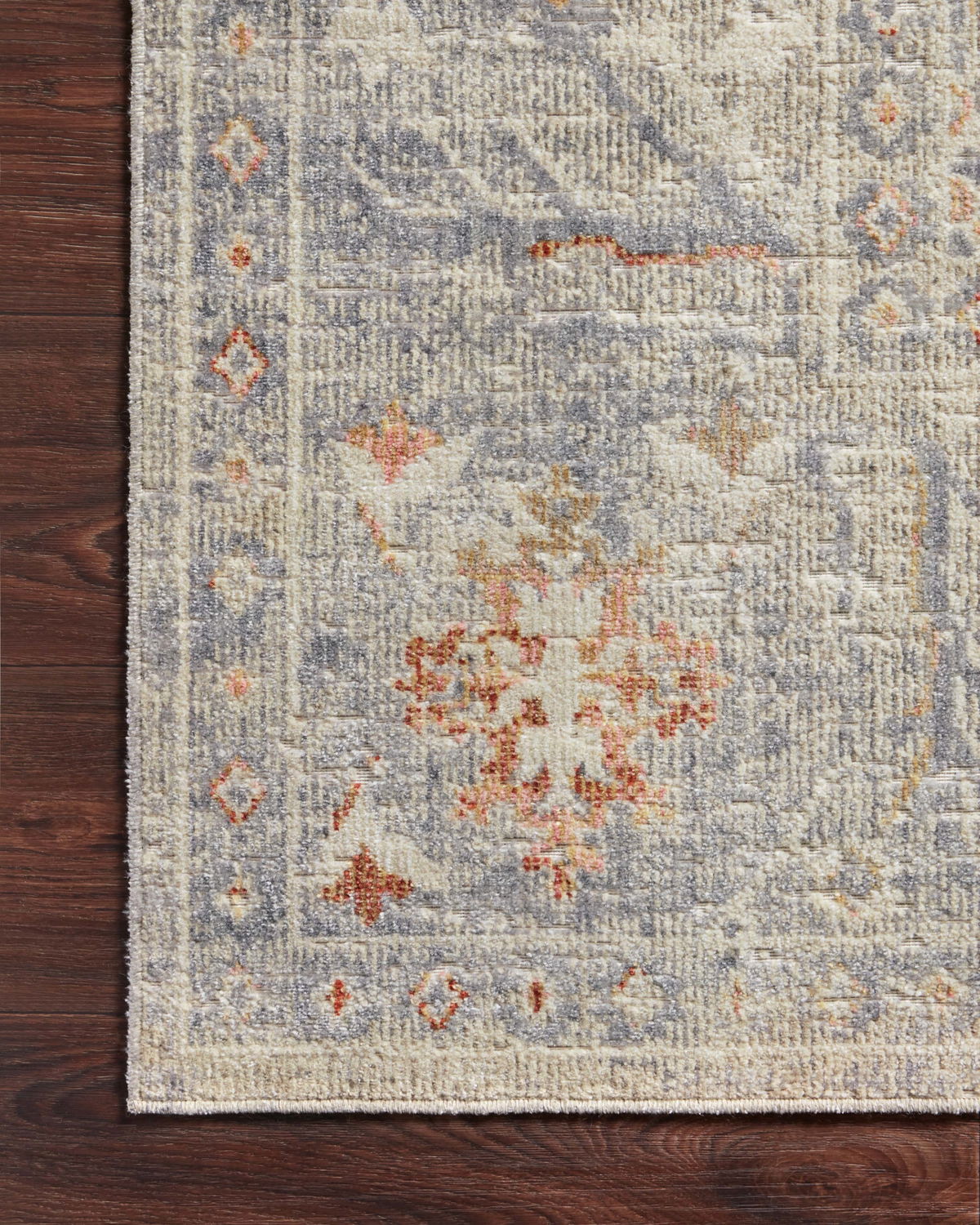 Chris Loves Julia x Loloi Rosemarie Rug, 1'6" length x 1'6" width View 8
