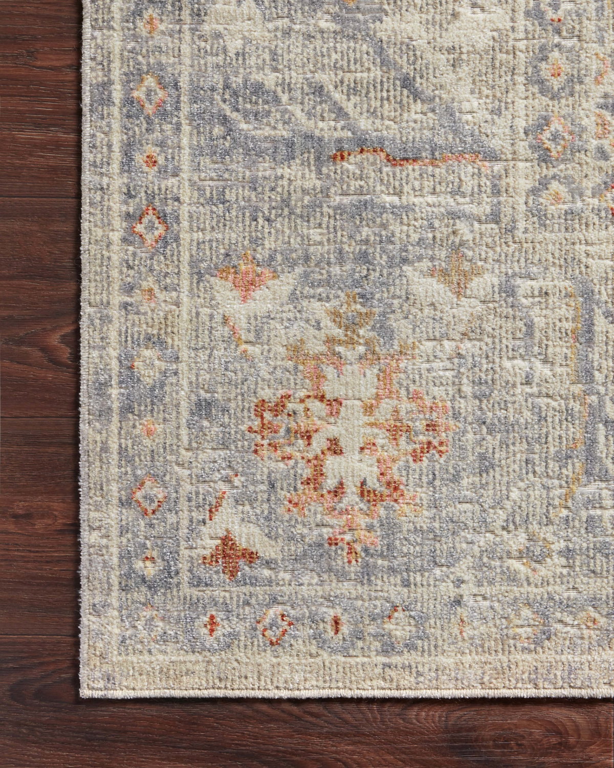 Chris Loves Julia x Loloi Rosemarie Rug, 1'6" length x 1'6" width View 8