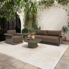Manon Outdoor Coffee Table Deep Green, Outdoor Table by Moe's Home, 2'11" width x 1'3.5" height x 2'11" depth thumbnail 6