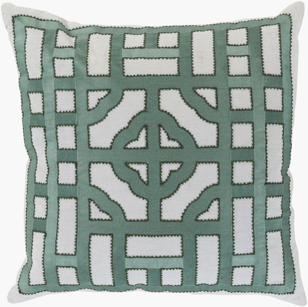 Chinese Gate Accent Pillow large image 