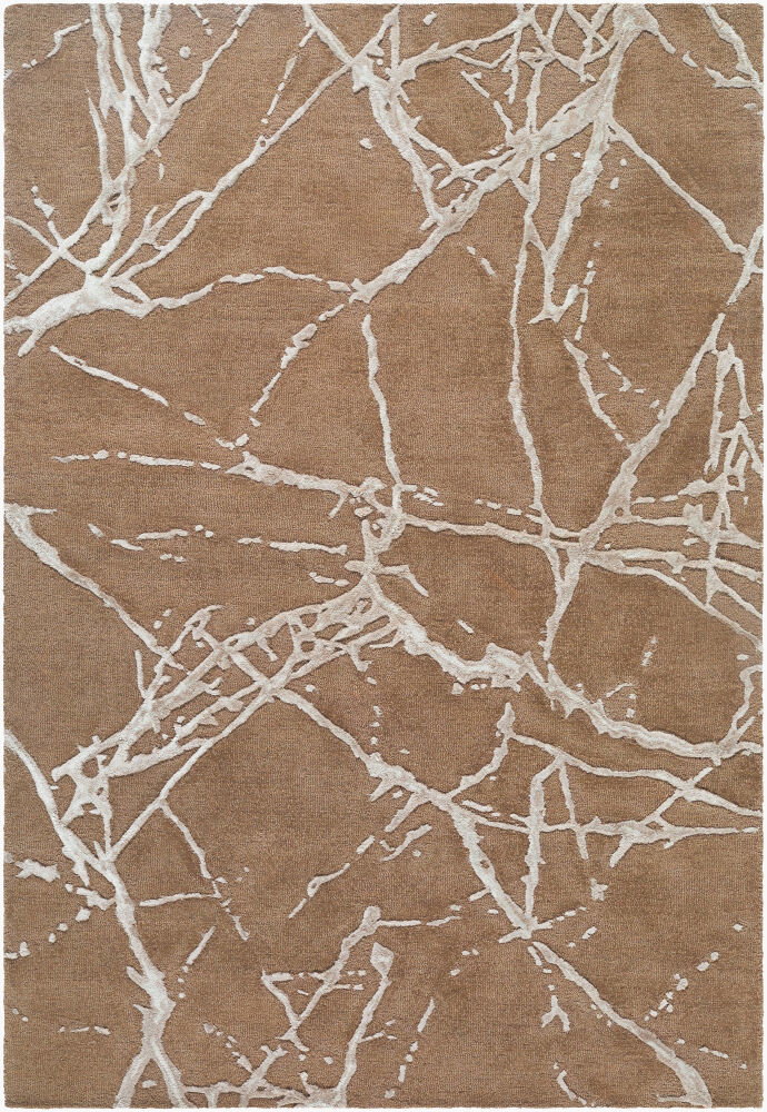 Marmo Handmade Rug, by Surya, 1'6" length x 1'6" width