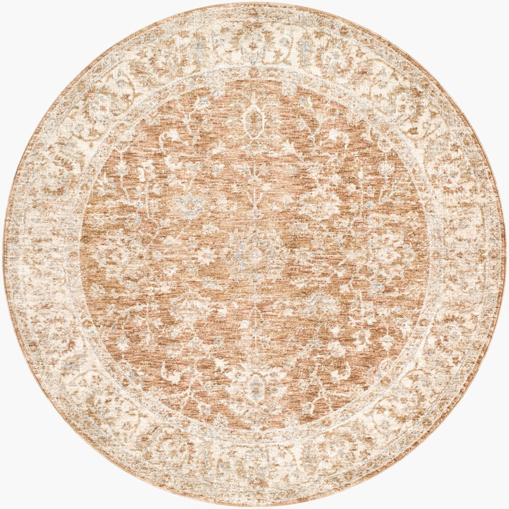 Da Vinci Machine Woven Rug, by Surya, 5'2.99" length x 5'2.99" width