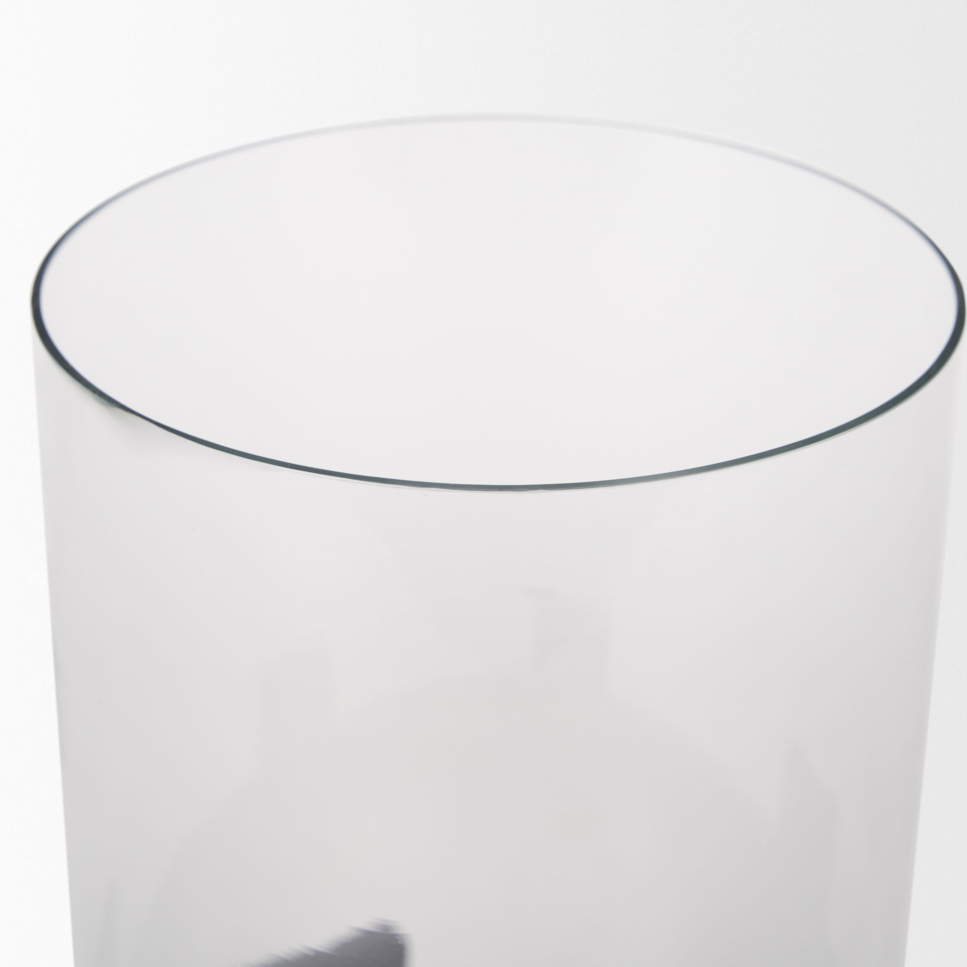 Price Small Matte Black Metal with Glass Hurricane Candle Holder, Candles & Candle Holder by Mercana, 8" length x 8" width x 11.5" height View 9