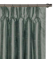 Online Designer Combined Living/Dining EDRIS PINCH PLEAT CURTAIN PANEL IN MINERAL