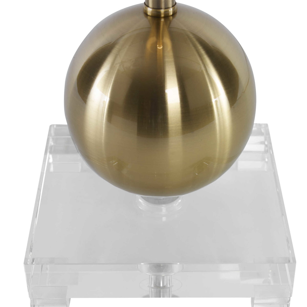 Laton Brass Buffet Lamp, by Uttermost, 9" width x 2'11" height x 9" depth View 8